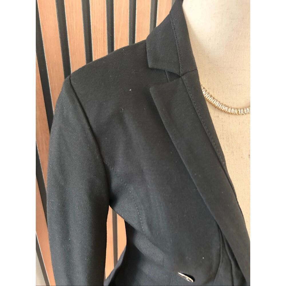 White House black market military style blazer front buttons stylish work attire - Picture 2 of 7